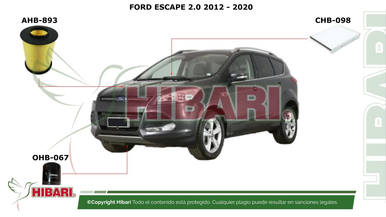Lee más sobre el artículo FORD ESCAPE 2.0 2012 – 2020